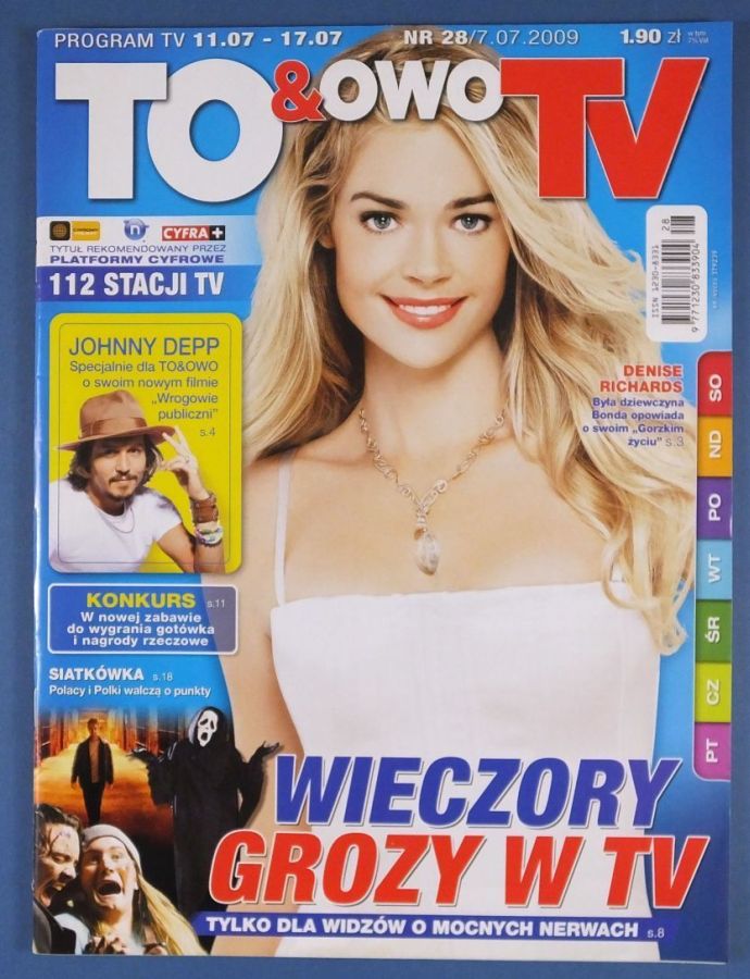 TO AND OWO TV magazine side cover Issue 28 11 July 2009