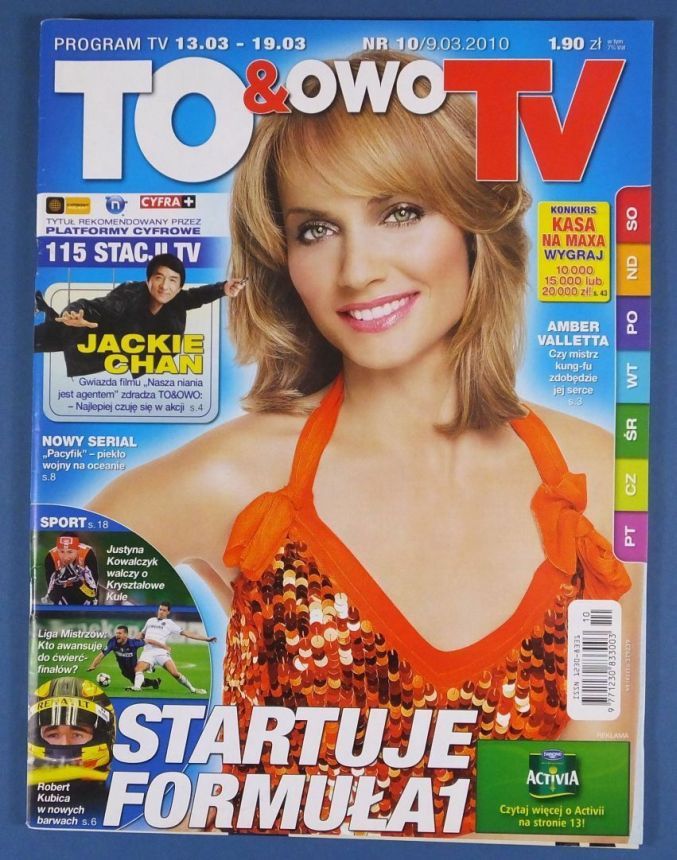TO AND OWO TV magazine side cover Issue 10 9 March 2010