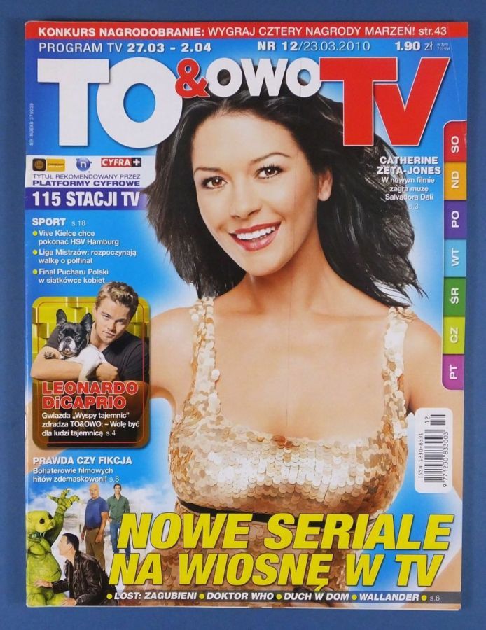 TO AND OWO TV magazine side cover Issue 12 27 March 2010