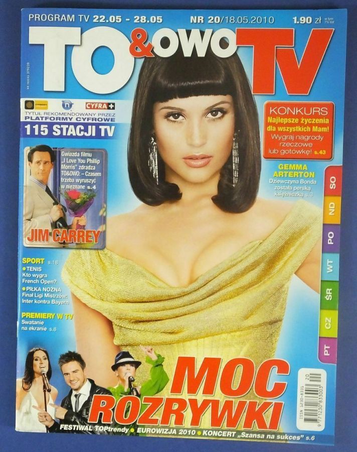 TO AND OWO TV magazine side cover Issue 20 22 May 2010