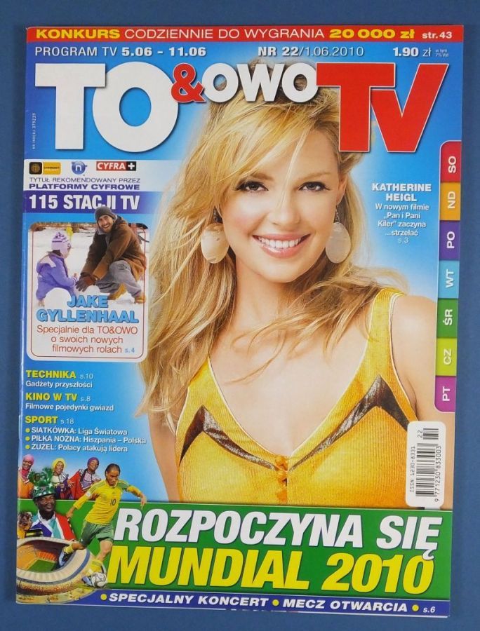 TO AND OWO TV magazine side cover Issue 22 5 June 2010