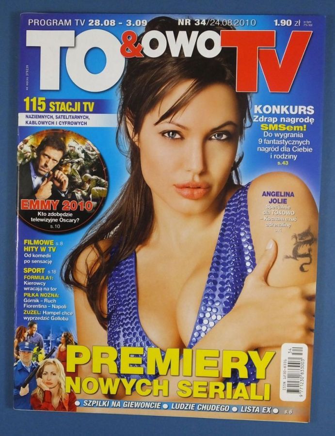 TO AND OWO TV magazine side cover Issue 34 28 August 2010