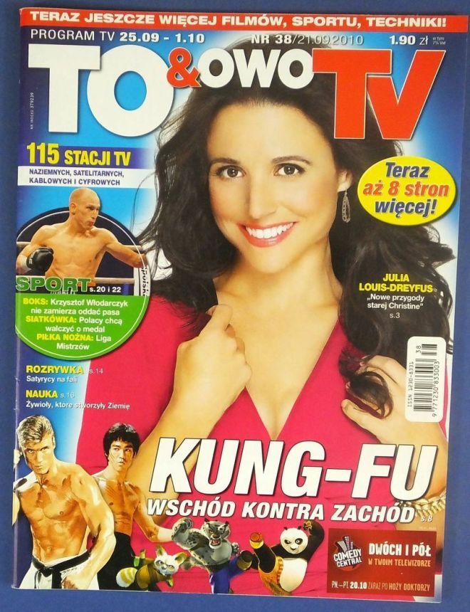 TO AND OWO TV magazine side cover Issue 38 21 September 2010