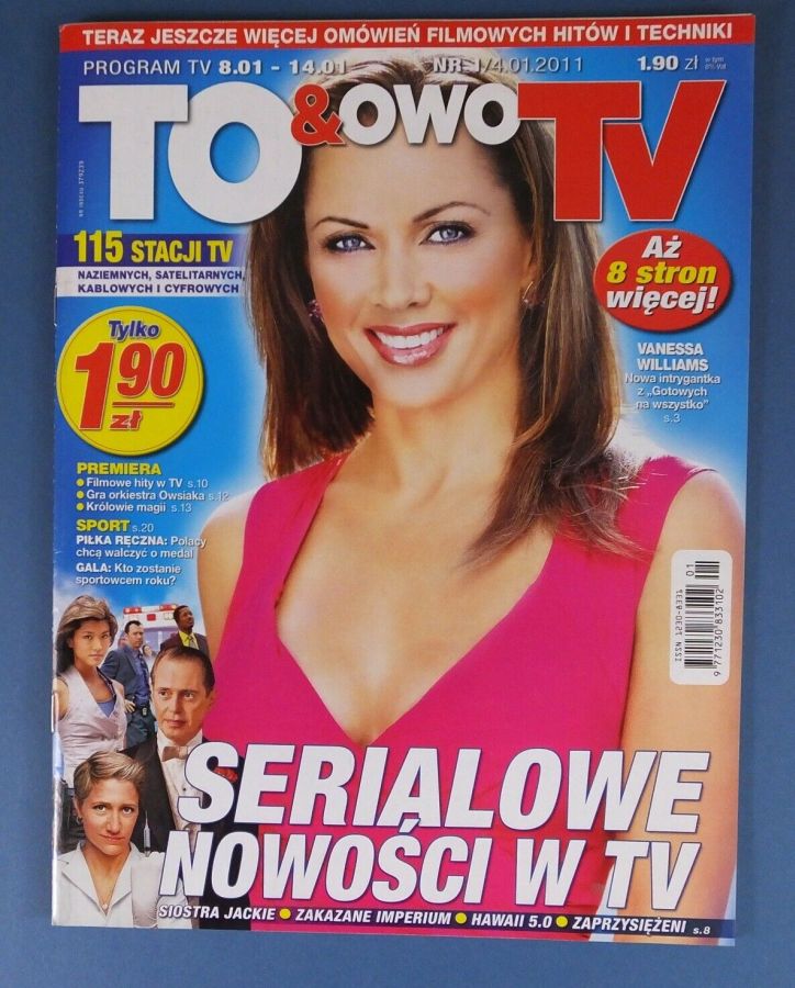 TO AND OWO TV magazine side cover Issue 1 8 January 2011