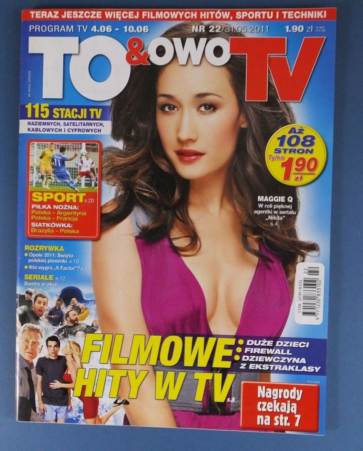 TO AND OWO TV magazine side cover Issue 22 4 June 2011