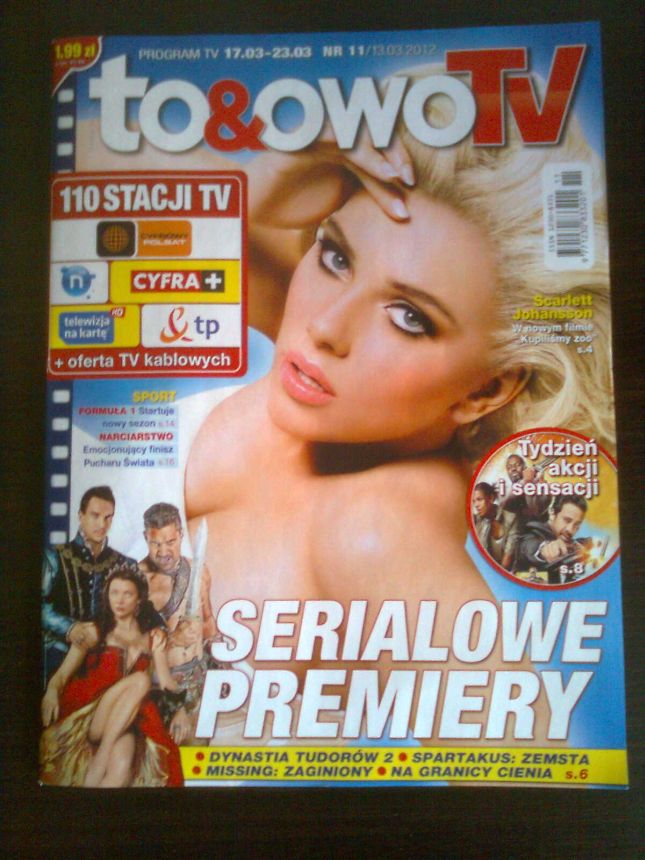 TO AND OWO TV magazine side cover Issue 11 17 March 2012