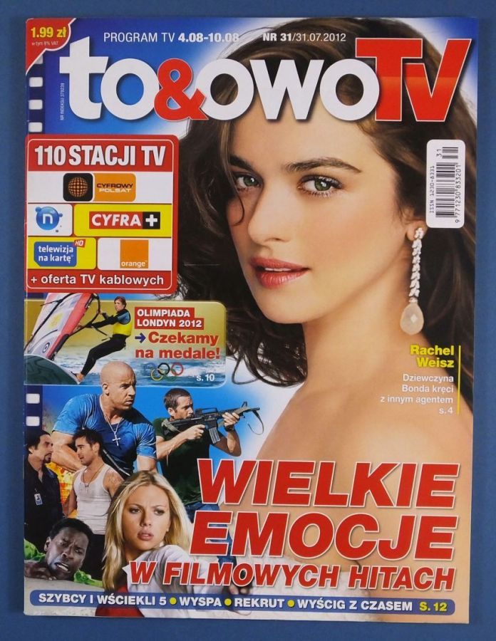 TO AND OWO TV magazine side cover Issue 31 4 August 2012