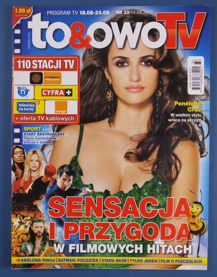 TO AND OWO TV magazine side cover Issue 33 18 August 2012