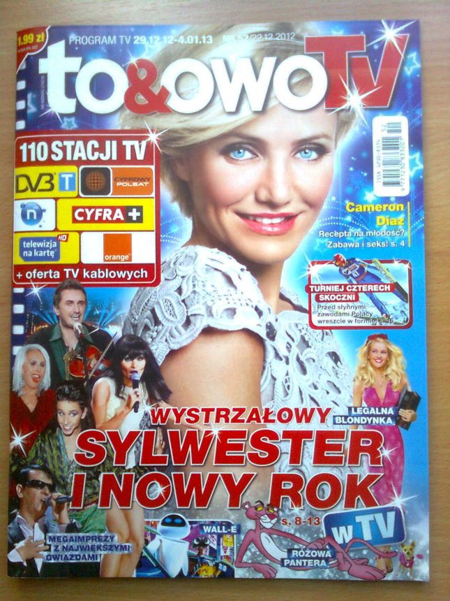 TO AND OWO TV magazine side cover Issue 52 29 December 2012