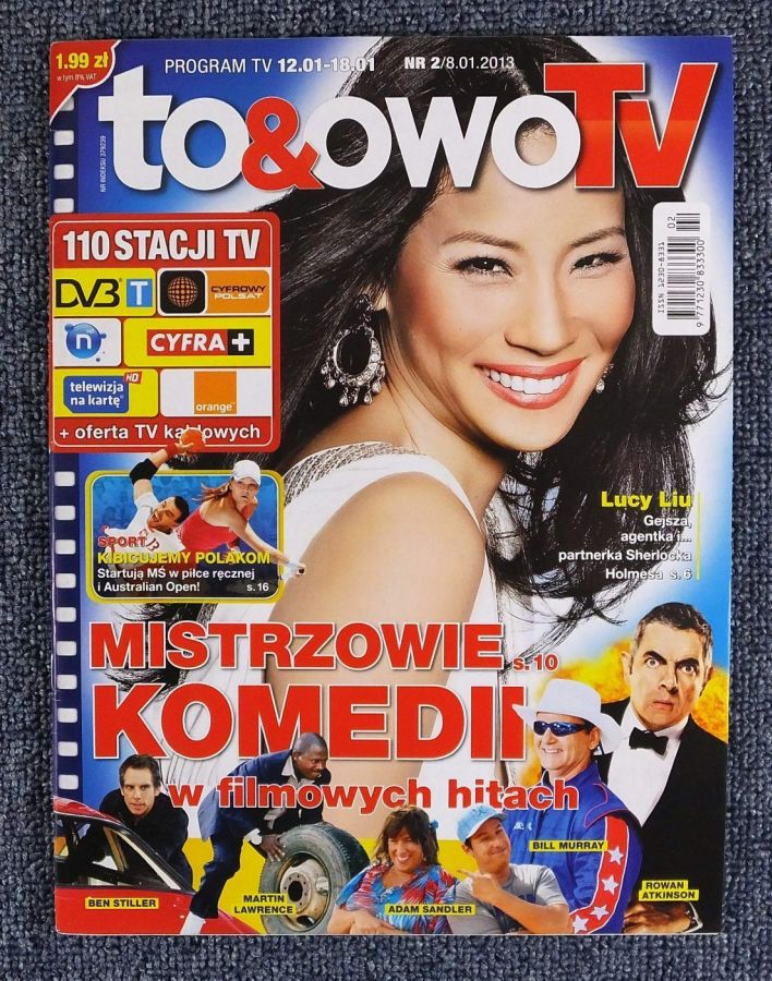 TO AND OWO TV magazine side cover Issue 2 12 January 2013
