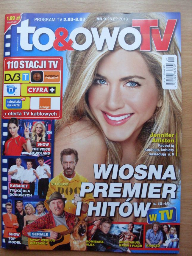 TO AND OWO TV magazine side cover Issue 9 2 March 2013