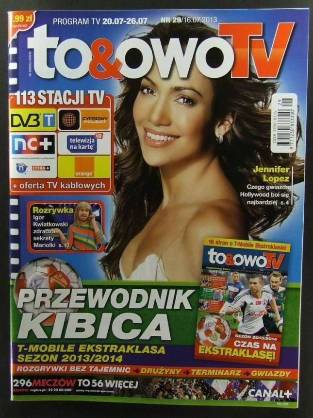 TO AND OWO TV magazine side cover Issue 29 16 July 2013