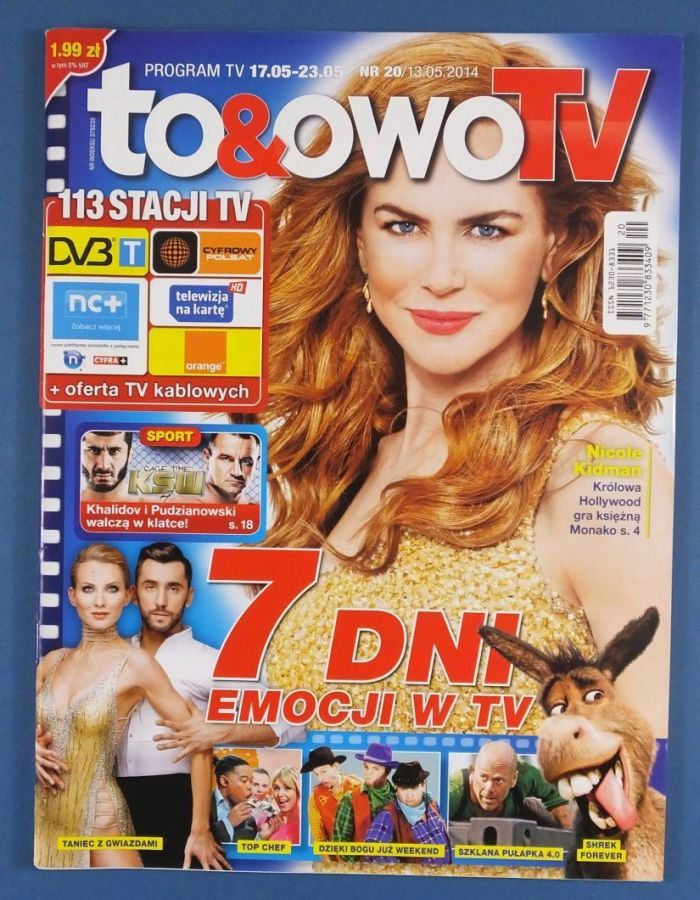 TO AND OWO TV magazine side cover Issue 20 17 May 2014
