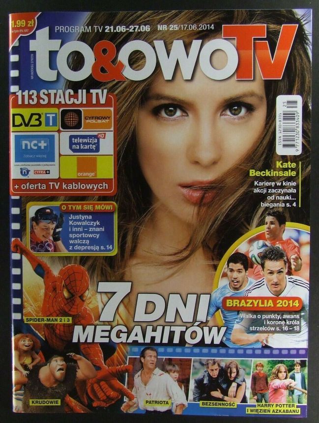 TO AND OWO TV magazine side cover Issue 25 17 June 2014