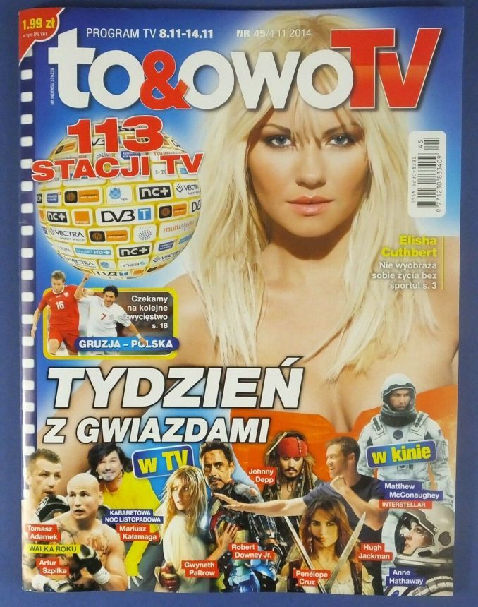 TO AND OWO TV magazine side cover Issue 45 4 November 2014