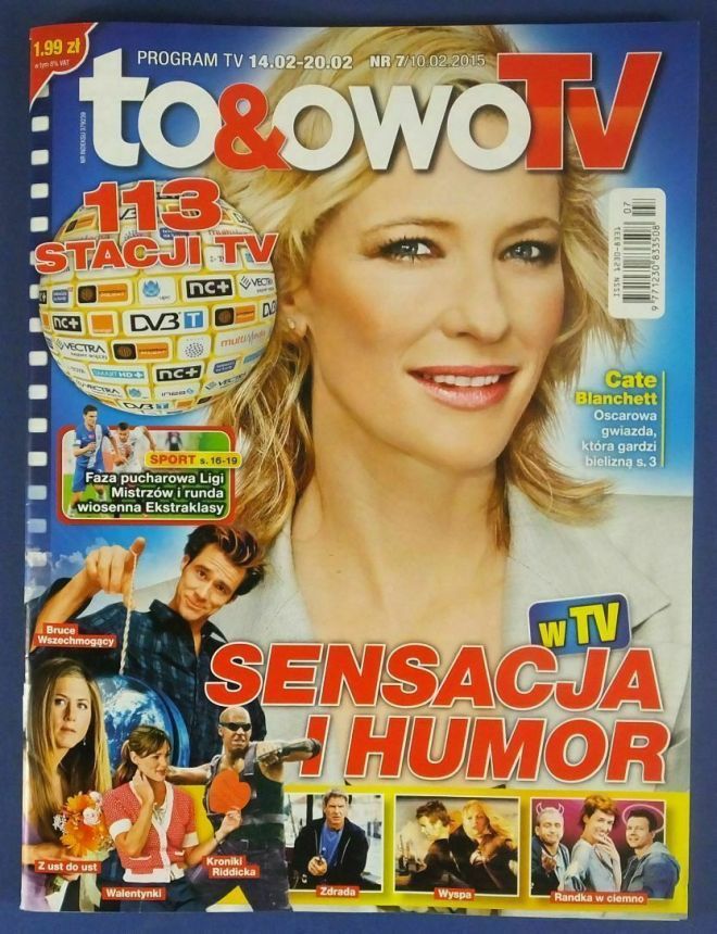 TO AND OWO TV magazine side cover Issue 7 7 February 2015