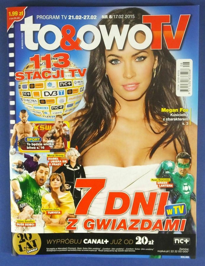 TO AND OWO TV magazine side cover Issue 8 21 February 2015