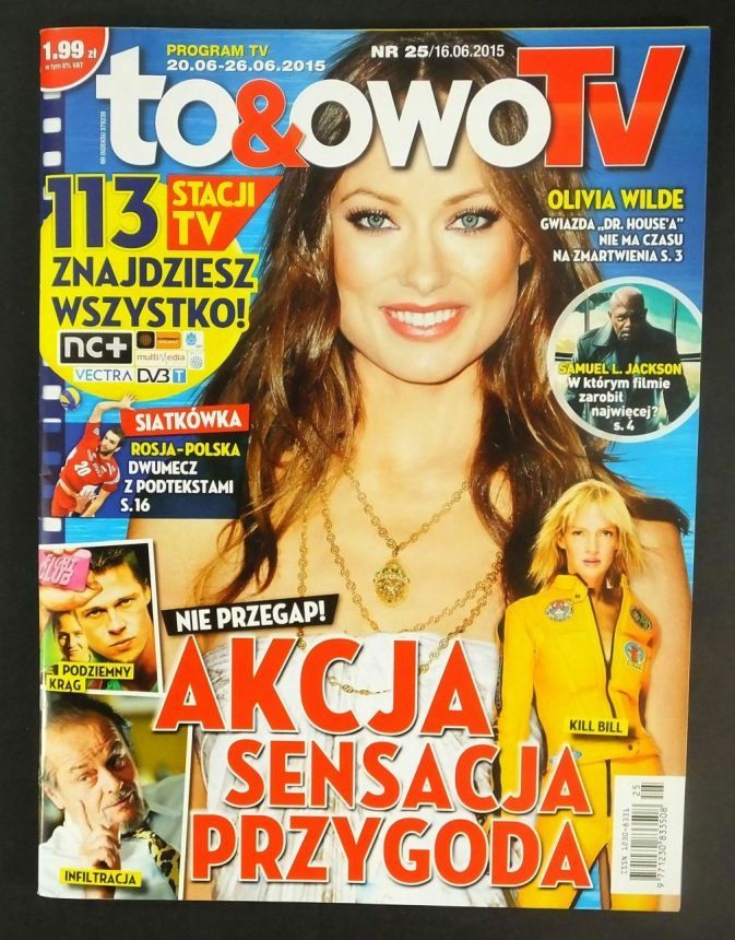 TO AND OWO TV magazine side cover Issue 25 16 June 2015