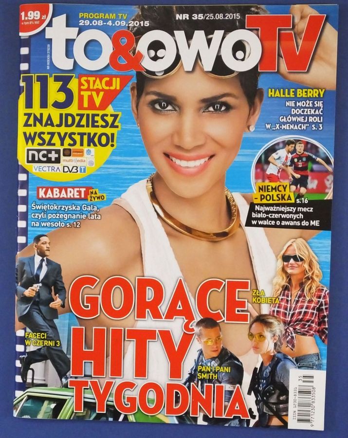 TO AND OWO TV magazine side cover Issue 35 29 August 2015