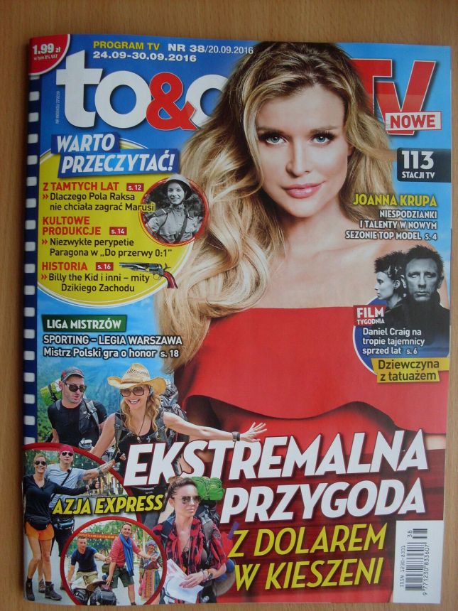 TO AND OWO TV magazine side cover Issue 38 24 September 2016