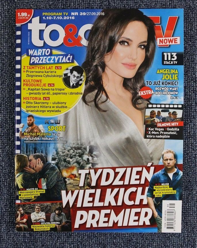 TO AND OWO TV magazine side cover Issue 39 27 September 2016