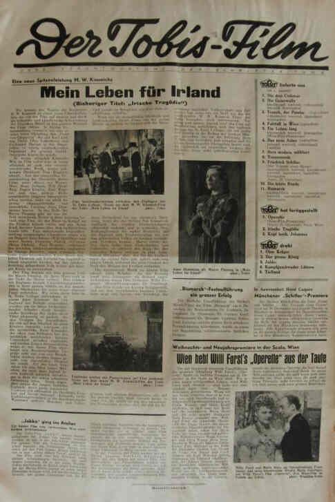 TOBIS-FILM | DER magazine side cover  1940