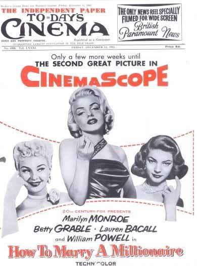 TODAYS CINEMA magazine side cover 11 December 1953