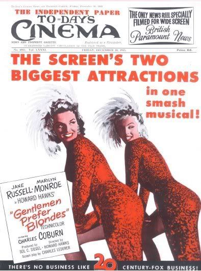 TODAYS CINEMA magazine side cover 18 December 1953