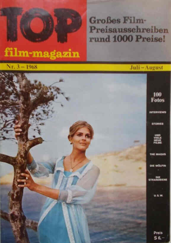 TOP FILM-MAGAZIN magazine side cover Issue 3 July/August 1968