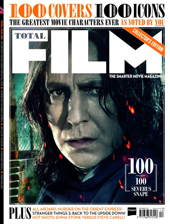 TOTAL FILM December 2017 THE OTHER 99 magazine side cover Issue 100  December 2017