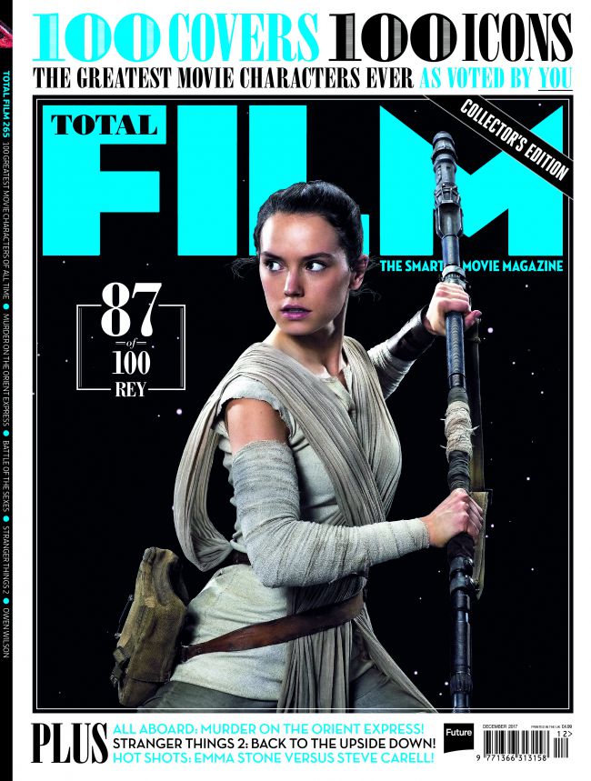 TOTAL FILM December 2017 THE OTHER 99 magazine side cover Issue 87  December 2017