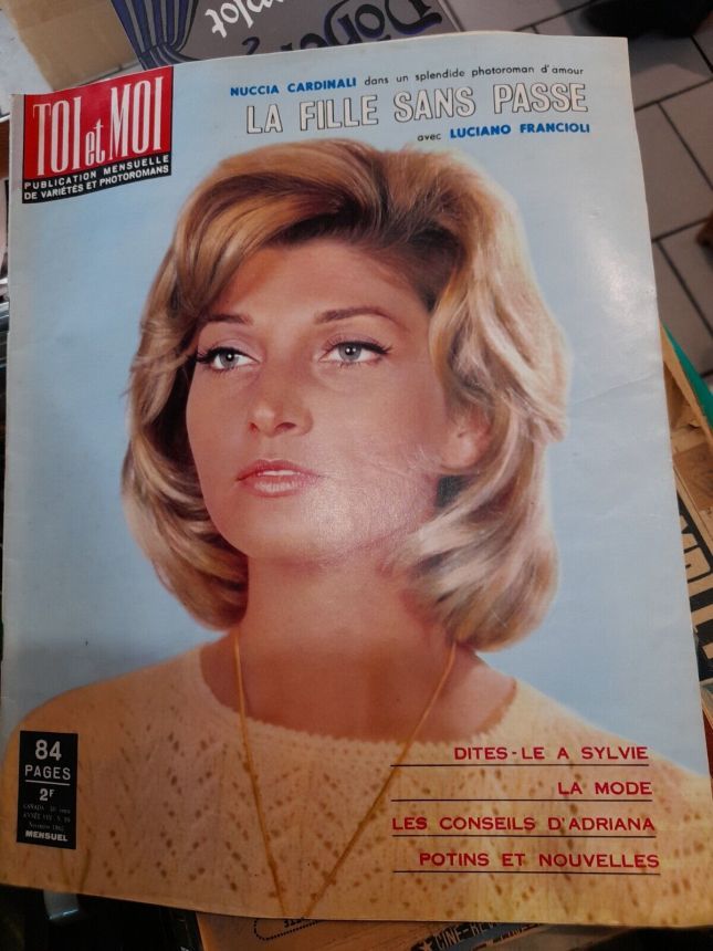 TOI ET MOI magazine side cover Issue 89  November 1965