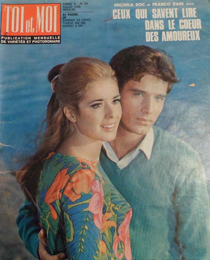 TOI ET MOI magazine side cover Issue 121 July 1968