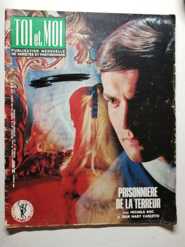 TOI ET MOI magazine side cover Issue 135  September 1969
