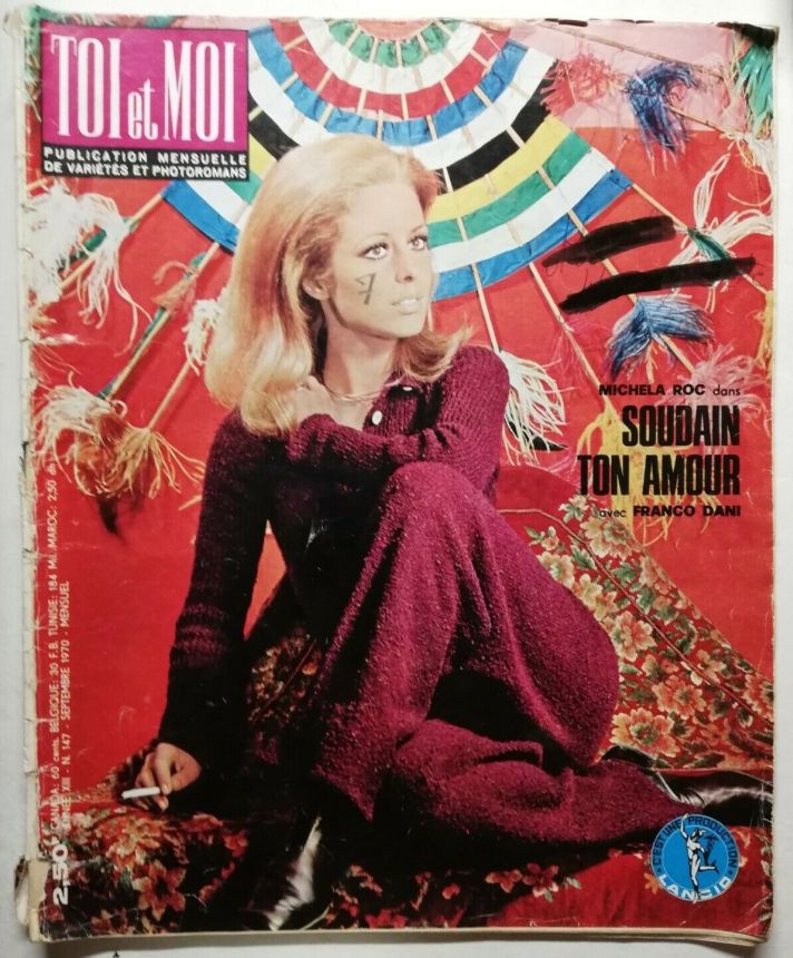 TOI ET MOI magazine side cover Issue 147  September 1970
