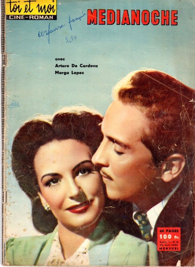 TOI ET MOI magazine side cover Issue 8 22 April 1959