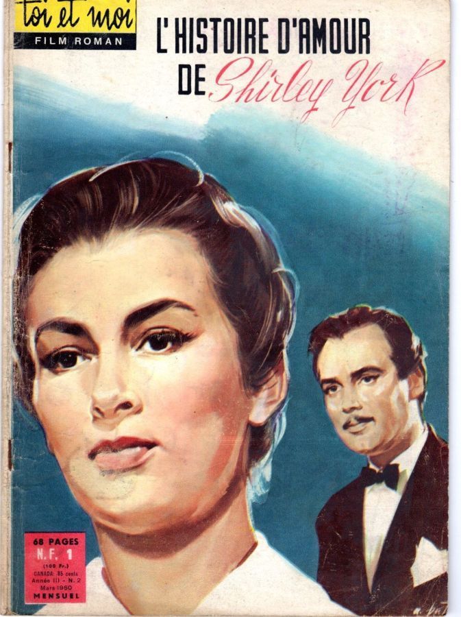 TOI ET MOI magazine side cover  March 1960
