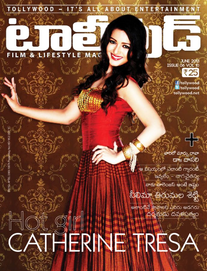 TOLLYWOOD magazine side cover June 2013