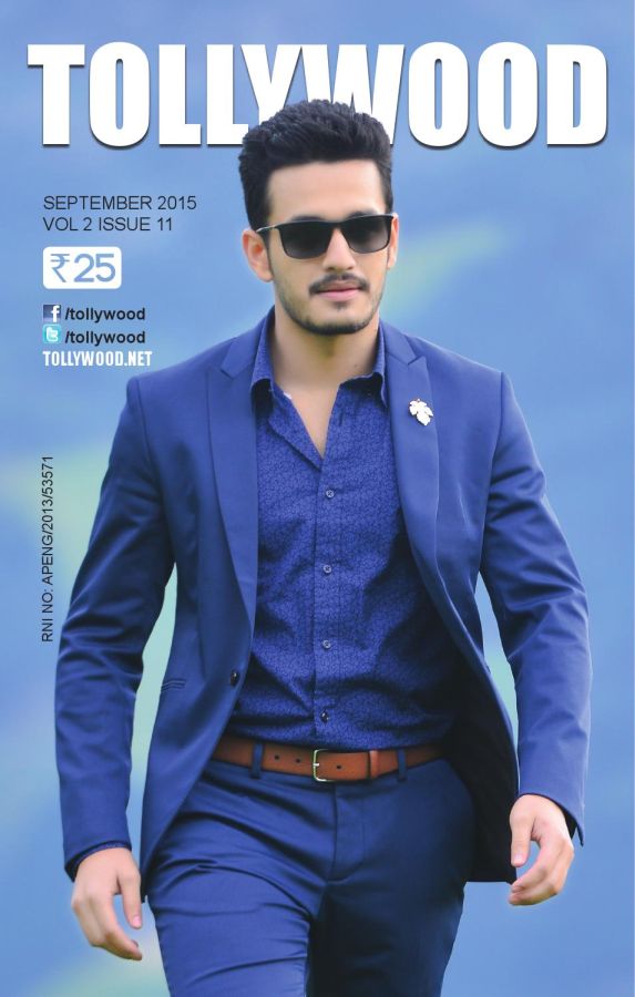 TOLLYWOOD magazine side cover September 2015