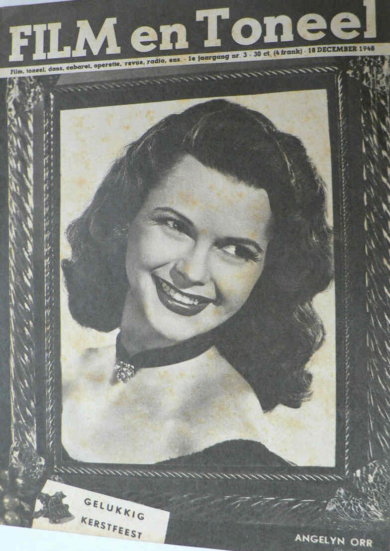 FILM EN TONEEL magazine side cover Issue 3 18 December 1948