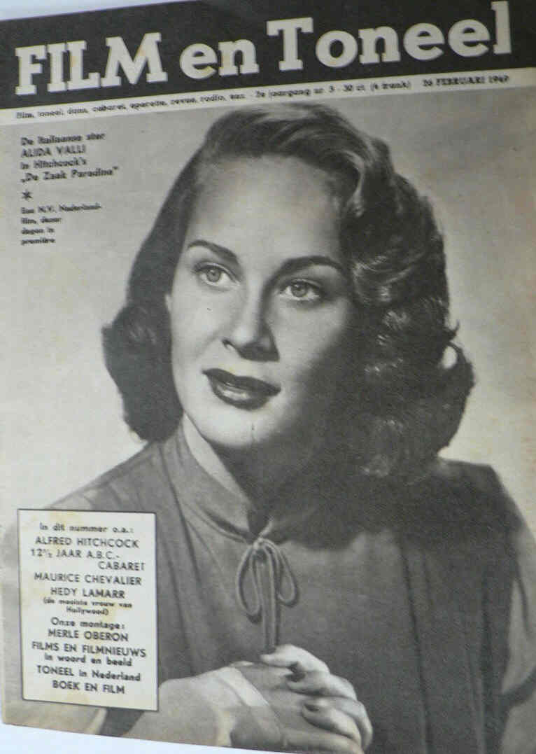 FILM EN TONEEL magazine side cover Issue 3 26 February 1949