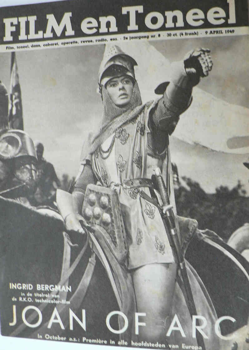 FILM EN TONEEL magazine side cover Issue 8 9 April 1949