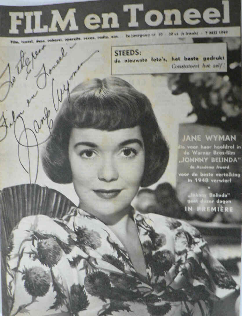 FILM EN TONEEL magazine side cover Issue 10 7 May 1949
