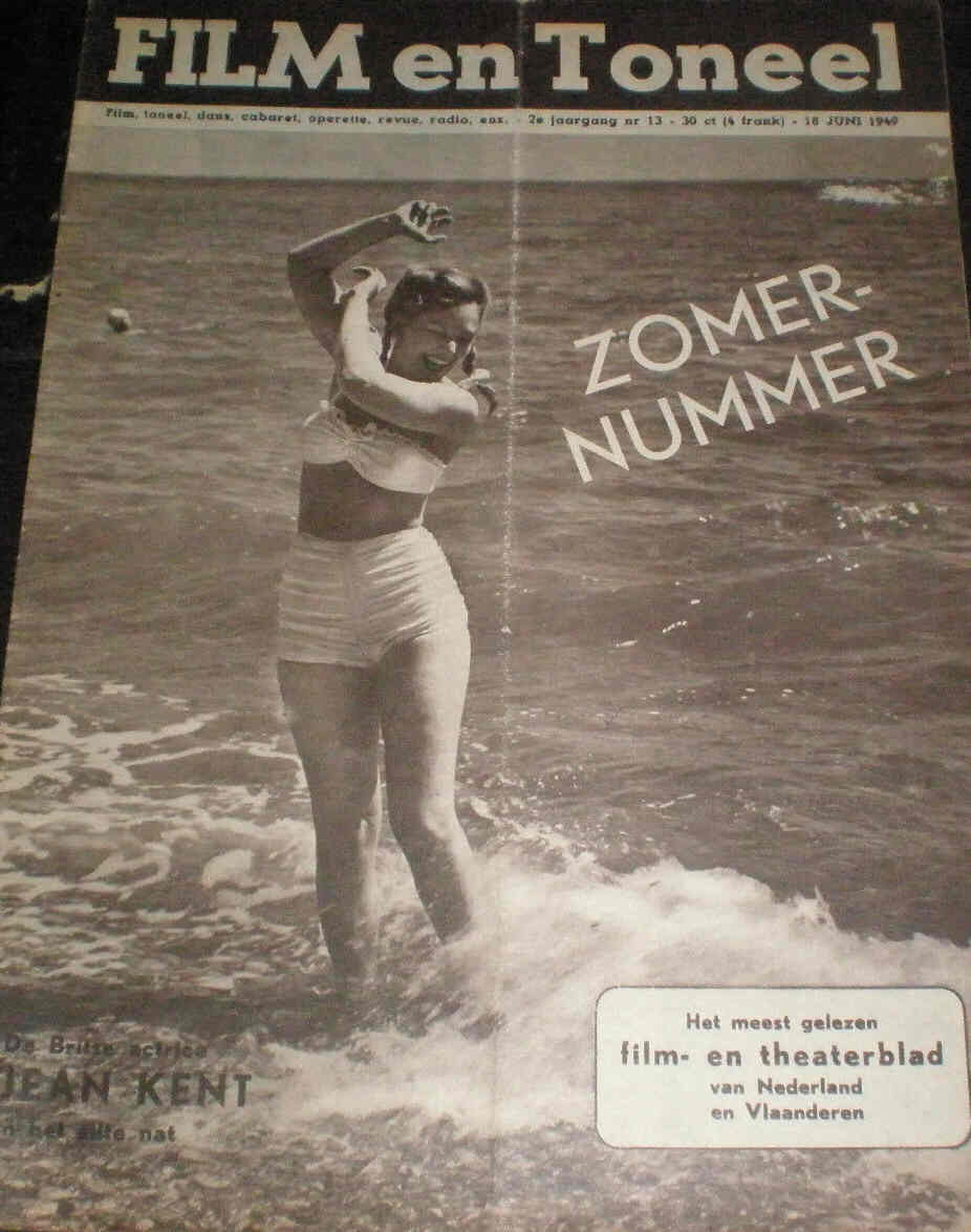 FILM EN TONEEL magazine side cover 18 June 1949