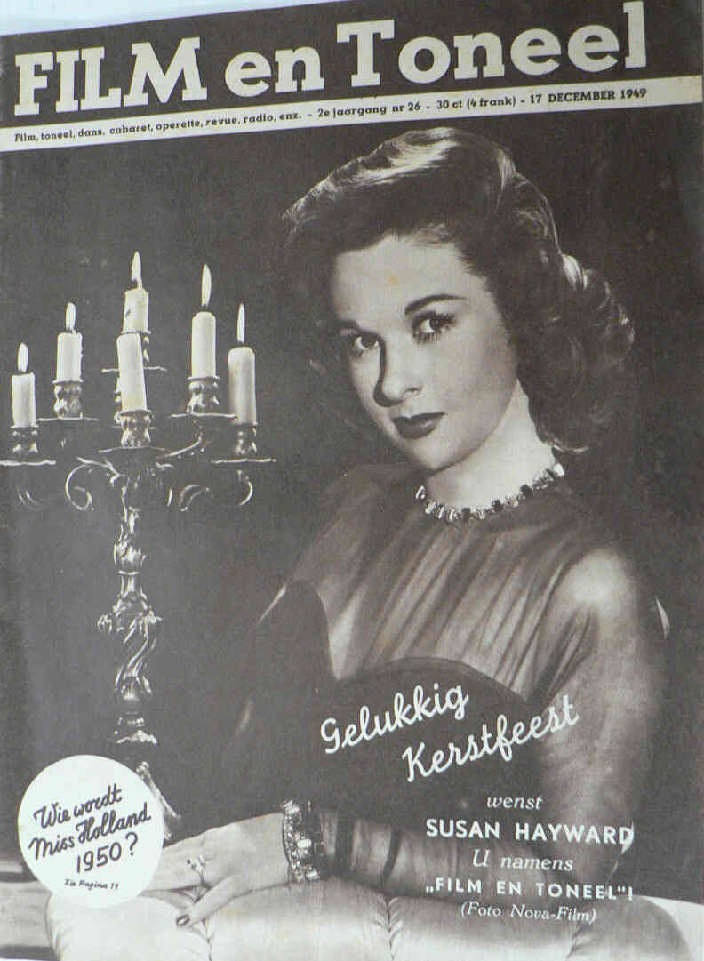 FILM EN TONEEL magazine side cover Issue 26 17 December 1949