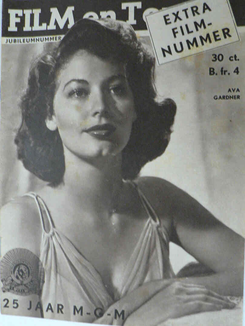 FILM EN TONEEL magazine side cover  1949