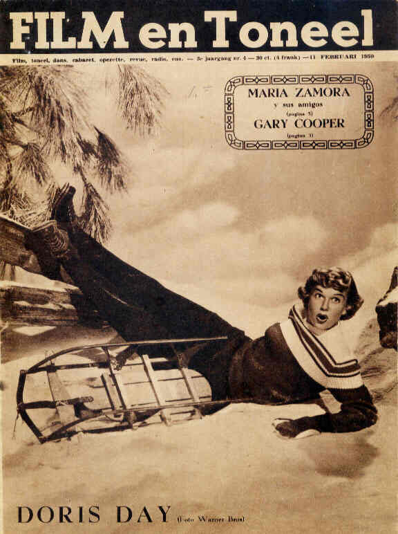 FILM EN TONEEL magazine side cover 11 February 1950