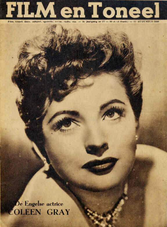 FILM EN TONEEL magazine side cover 12 August 1950