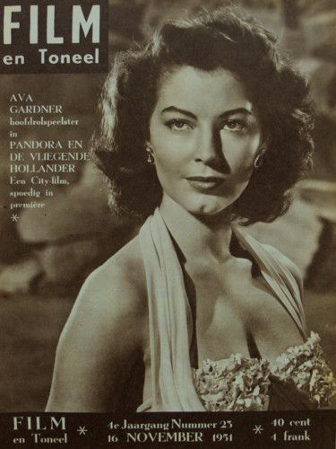 FILM EN TONEEL magazine side cover Issue 23 16 November 1951