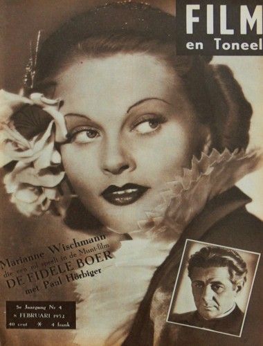 FILM EN TONEEL magazine side cover Issue 4 8 February 1952